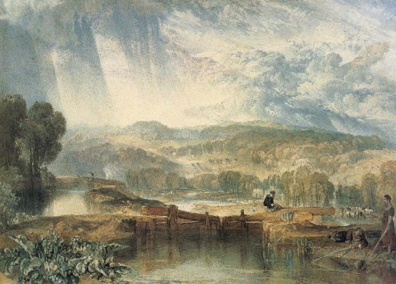 J.M.W. Turner More Park,near watford on the river Colne oil painting image